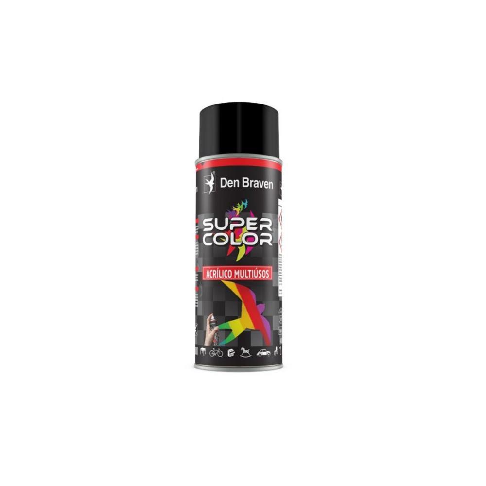 400ML SPRAY ACRI. PRETO OPACO DEN BRAVEN