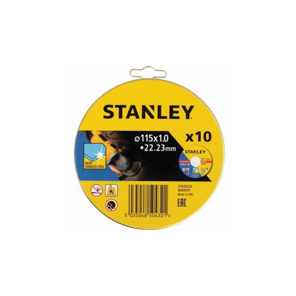 10 DIscos de corte 115mm STA38252-XJ Stanley