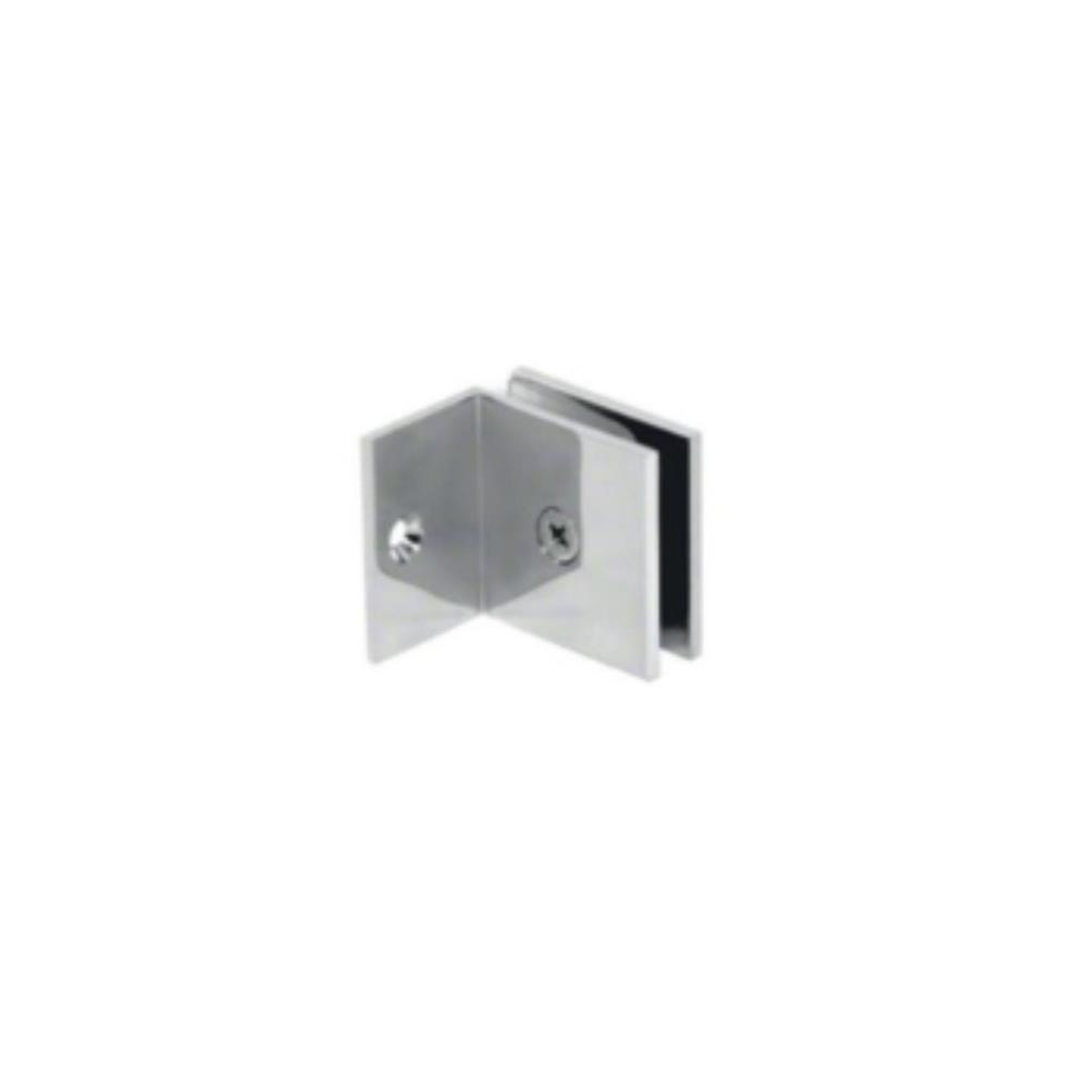Suporte p/vidro ref. SV03 90º simples 45x45x4mm inox pol