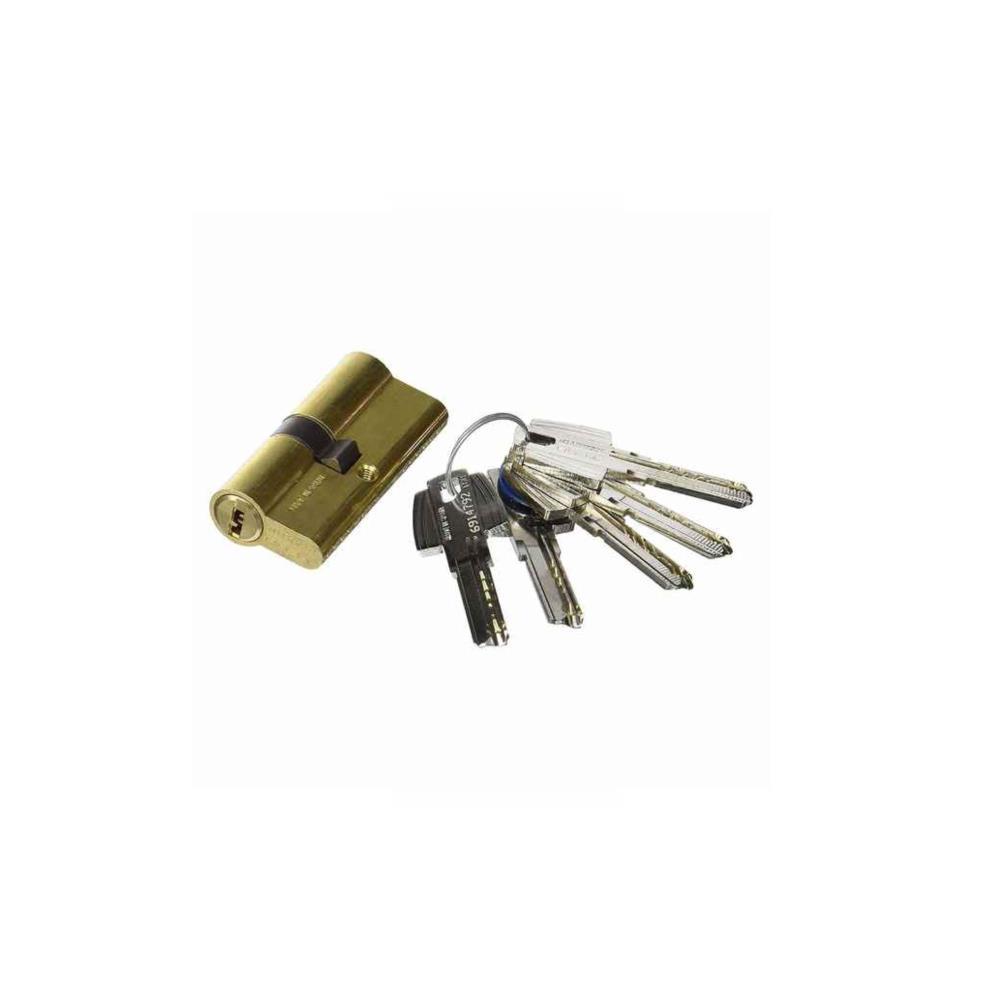 Cilindro seg. c/botão T60 30X40 lat. niquelado Tesa
