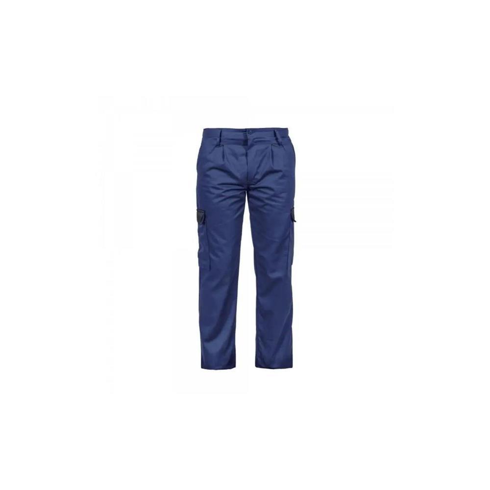 Calça tarbalho azul marinho cinza 6535 pol. alg. tam.42 Vito