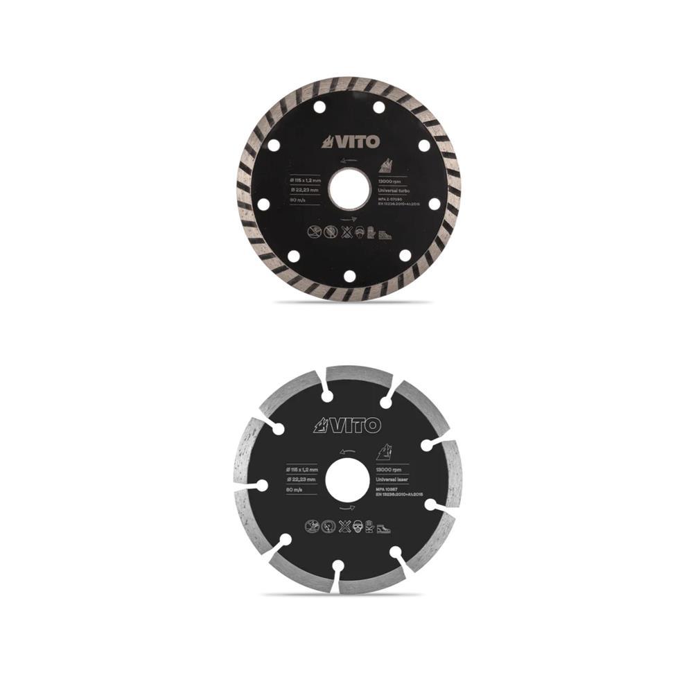 DISCO DIAMANTE TURBO 230 + DISCO DIAMANTE LASER 230