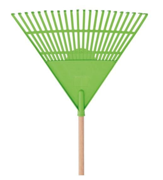 VASSOURA JARDIM PLASTICA C/CABO VITO