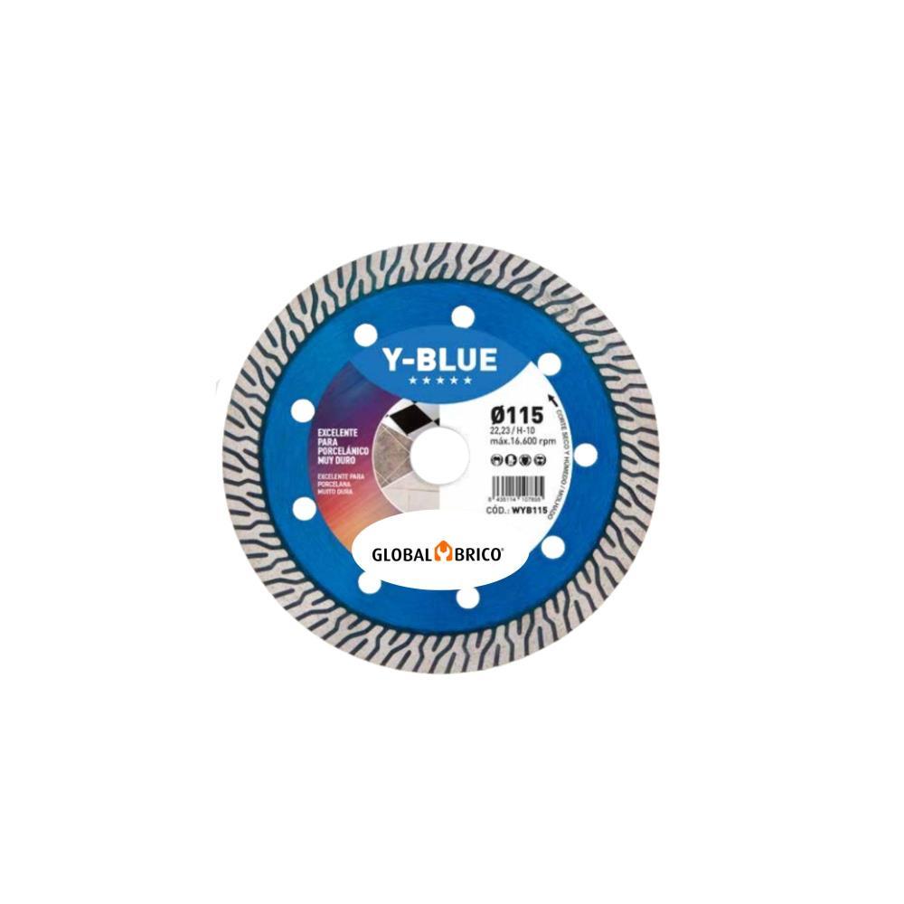 DISCO DIAM. Y BLUE 115mm GLOBALBRICO