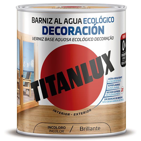 L Verniz Eco Brilhante Incolor Titanlux