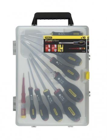 JOGO CHAVE FENDA/CRUZ 10pcs FATMAX STANLEY