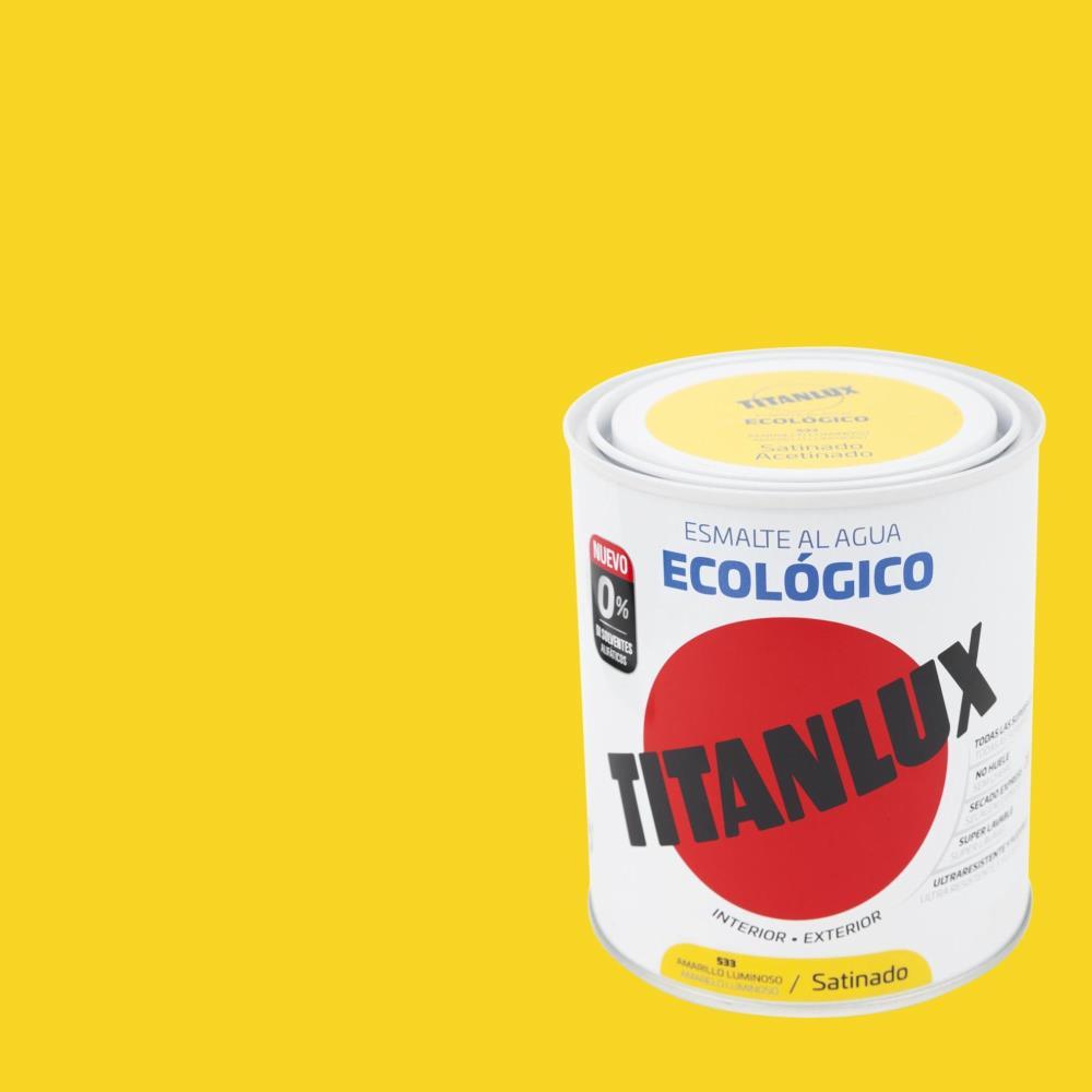 750ml ESM. TITANLUX AMARELO REAL TITAN