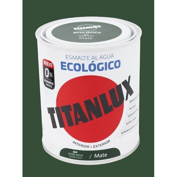 4L ESMALTE TITANLUX VERDE MAIO TITAN