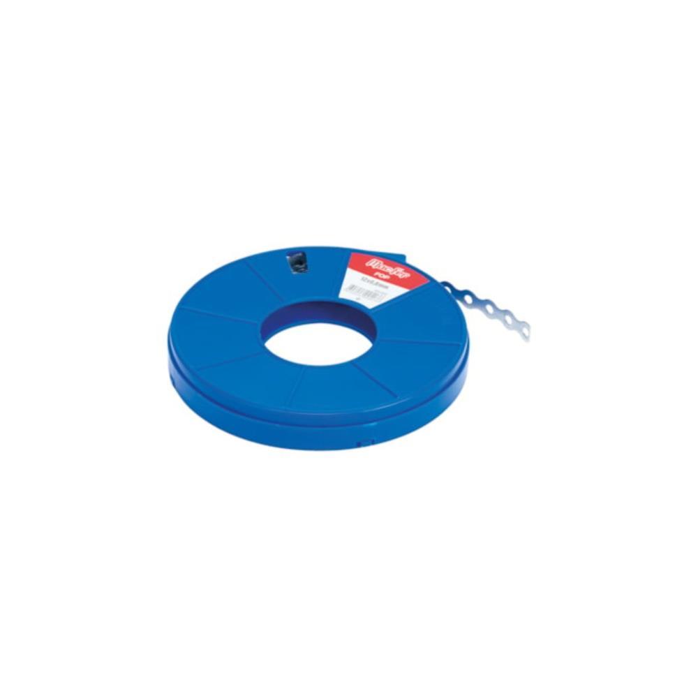Fita perfurada galv. FOP 12x0.8mm x 10mt MF