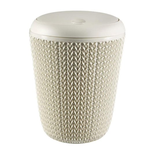 BALDE DE CASA DE BANHO KNIT BRANCO KETER