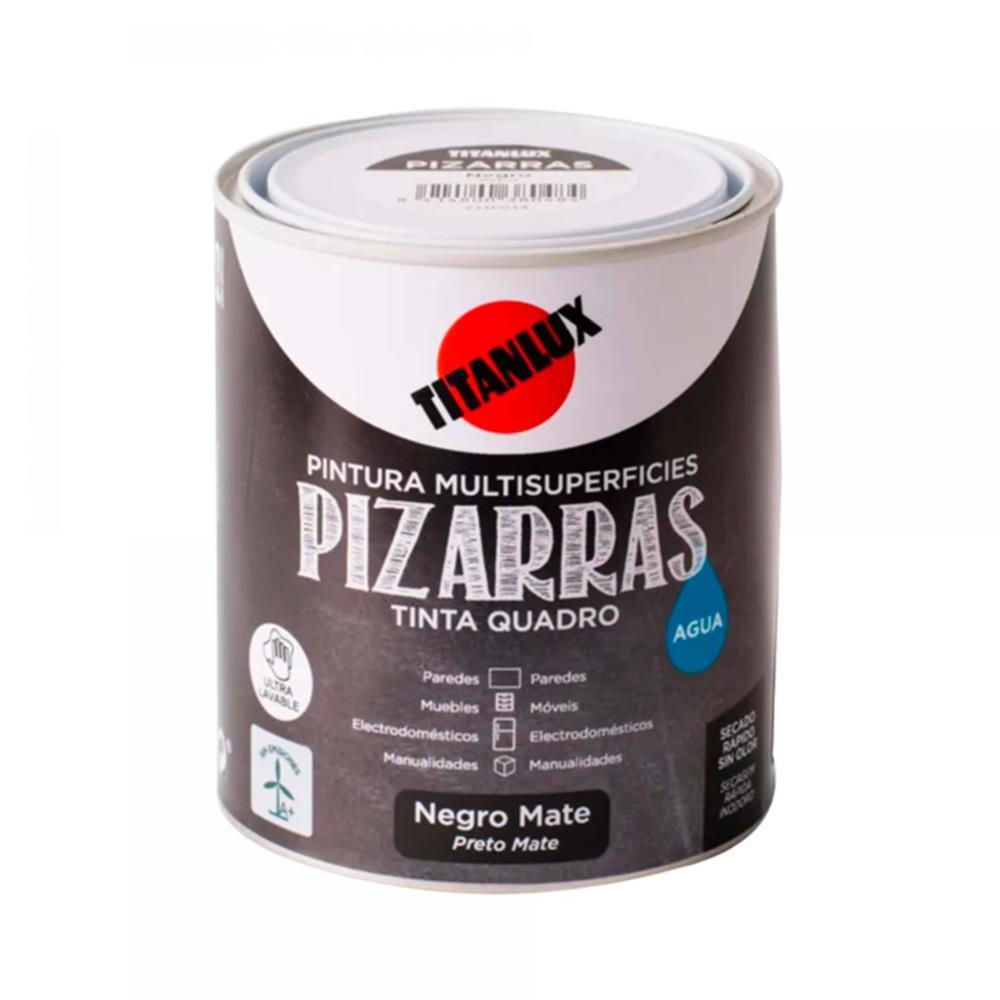 750ml ESMALTE QUADROS AQUOSO PRETO TITAN