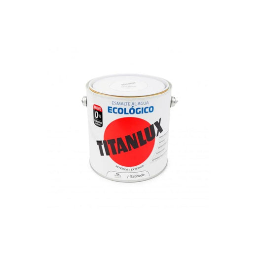 4L esmalte Titanlux Eco Branco acetinado Titan