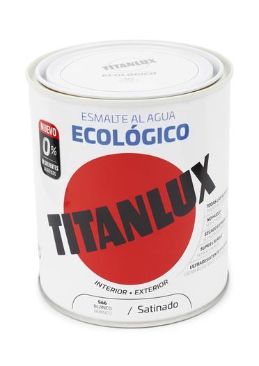750ml ESMALTE TITANLUX ECO BRANCO ACETINADO TITAN