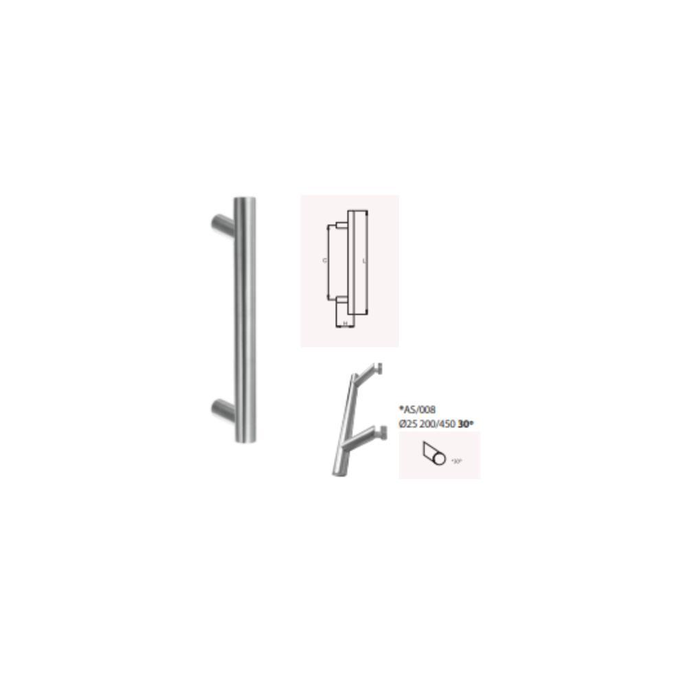 ASA PORTA AS/008 (S) 25X450X600 AÇO INOX APC