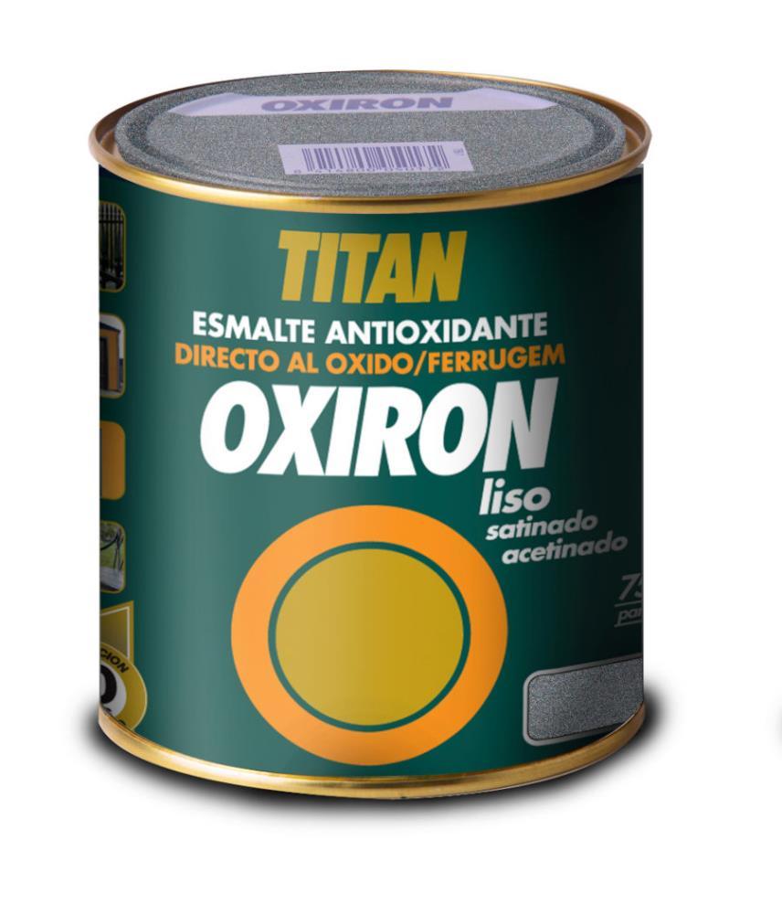750ml OXIRON LISO ACET. CINZA AÇO EFEITO FORJA TITAN