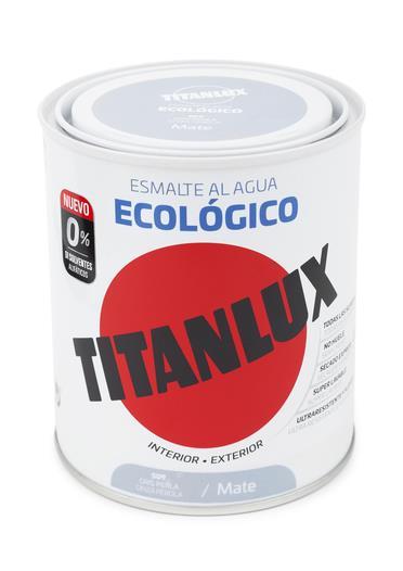 750ml ESMALTE TITANLUX ECO CINZA PEROLA MATE TITAN