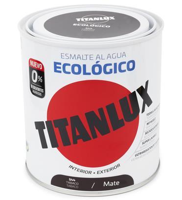 750ml ESMALTE TITANLUX ECO TABACO MATE TITAN