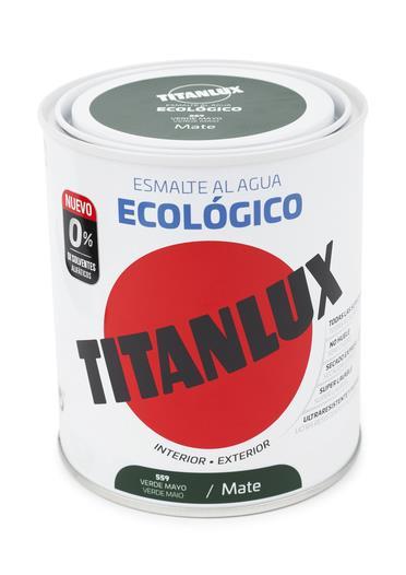 750ml ESMALTE TITANLUX ECO VERDE MAIO MATE TITAN