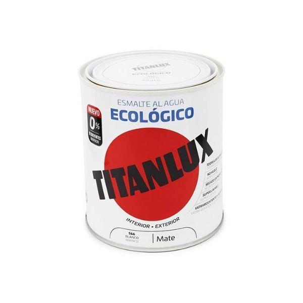 750ml ESMALTE TITANLUX ECO BRANCO MATE TITAN