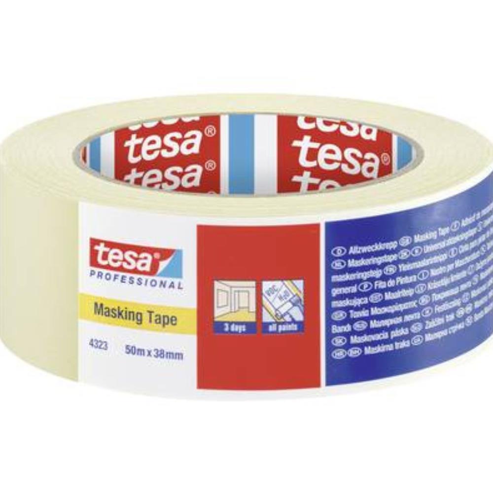 tesakrepp 4323, rolo de fita adesiva lisa 50mx38mm