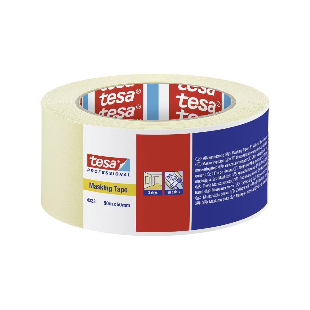 tesakrepp 4323, rolo de fita adesiva lisa 50mx50mm