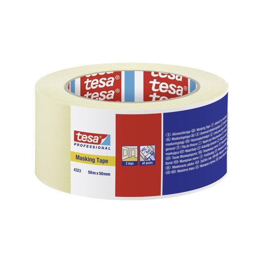 tesakrepp 4323, rolo de fita adesiva lisa 50mx50mm