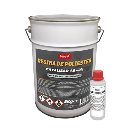 RESINA DE POLIESTER C/CATALISADOR (1kg+20gr)