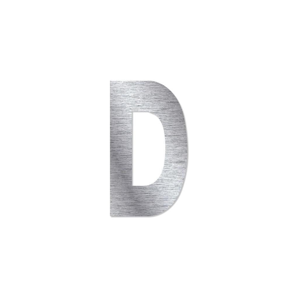 LETRA D - 100MM - INOX GLK