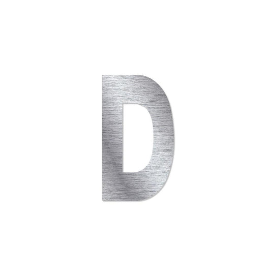 LETRA D - 100MM - INOX GLK