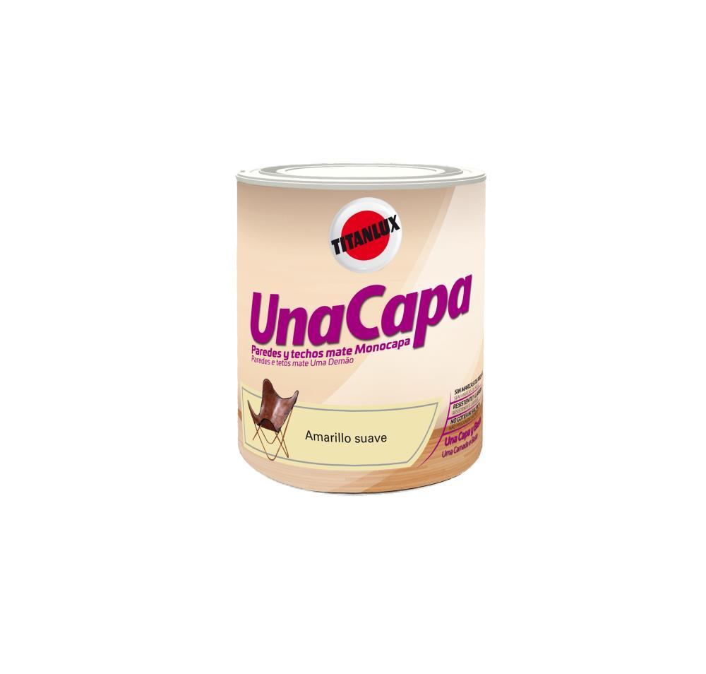 750ml TINTA 1 DEMAO AMARELO SUAVE TITAN