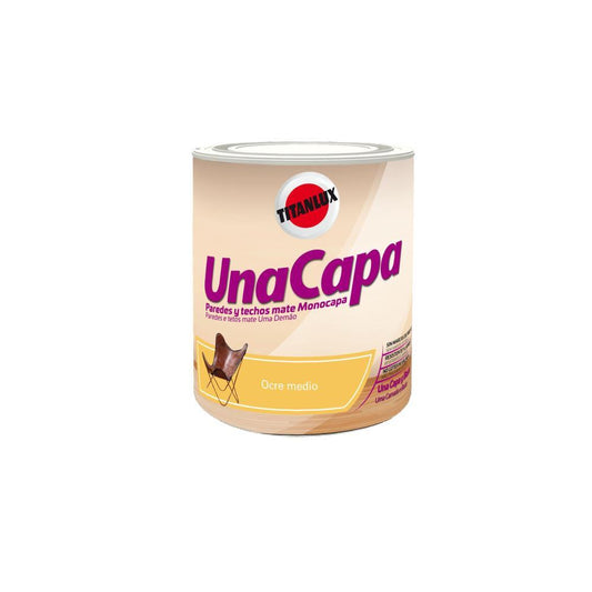 750ml TINTA 1 DEMAO OCRE MEDIO TITAN