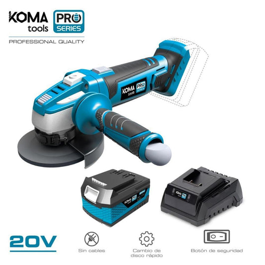 KIT REBARBADORA 20V KOMA TOOLS PRO SERIES