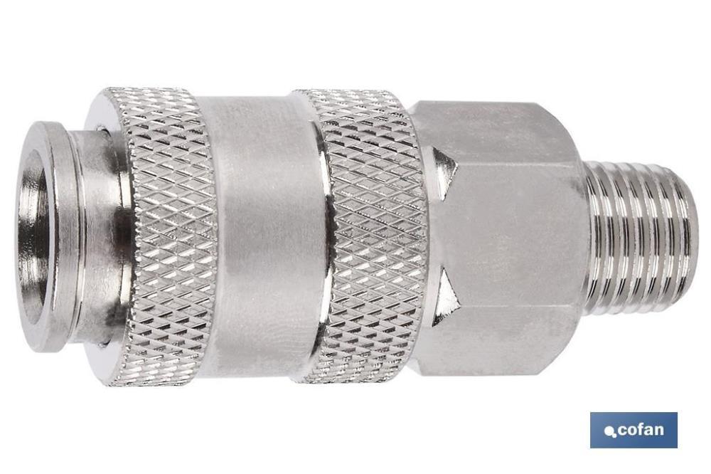 CONEXAO RAPIDA UNI. MACHO 1/4" COFAN