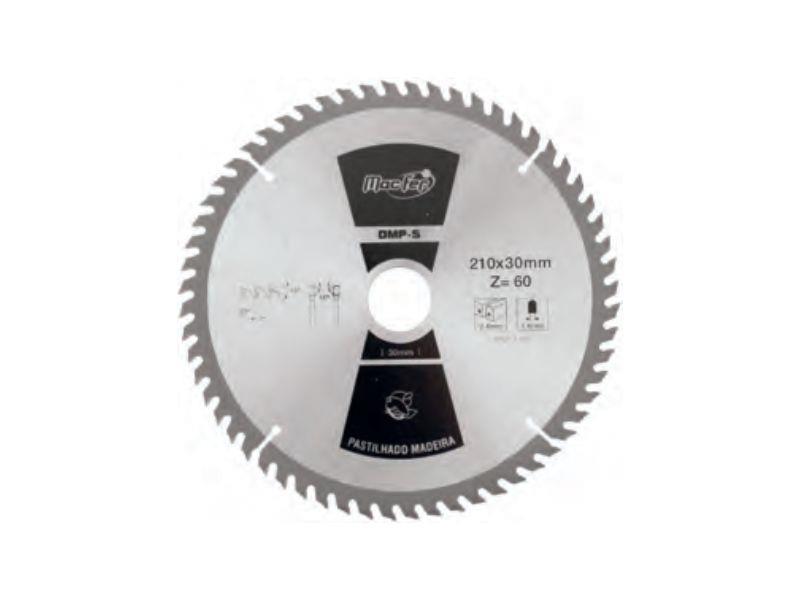 DISCO PASTILHADO P/ MADEIRA DMP-S 216mm Z30 MacFer