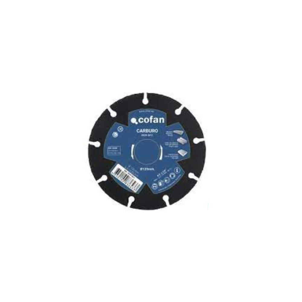 DISCO ESPECIAL CARBUTO MAT. BLANDOS 125X1MM