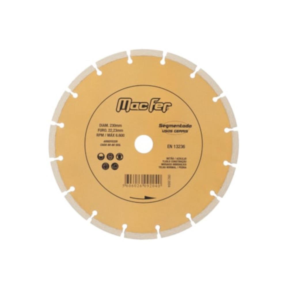 DISCO DIAM. SEGM. 230mm MF