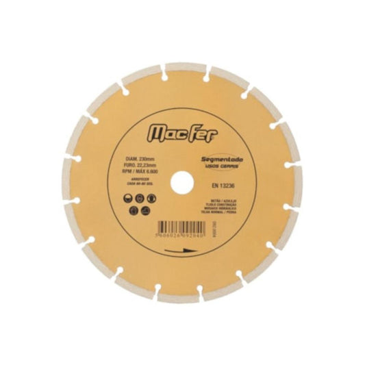 DISCO DIAM. SEGM. 230mm MF