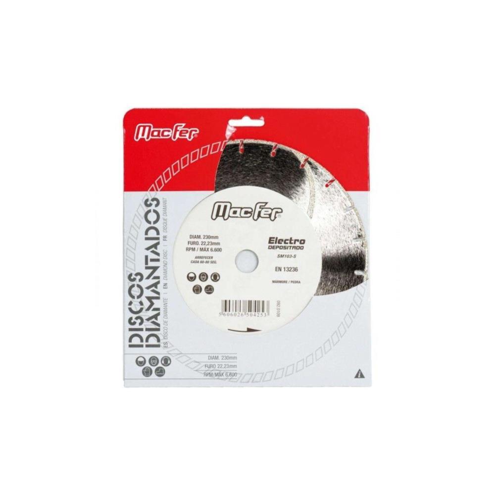 DISCO DIAM. ELECTRO. SM103-230mm MF
