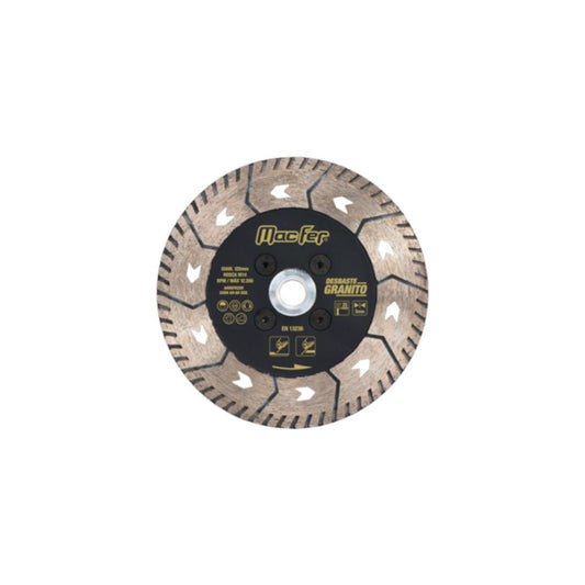 Disco diam. desbaste granito 125mm c/flange M14 3X25mm MF