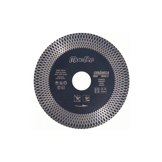 Disco diamantado ceramica rede MX05-D 125mmx10/20 MF