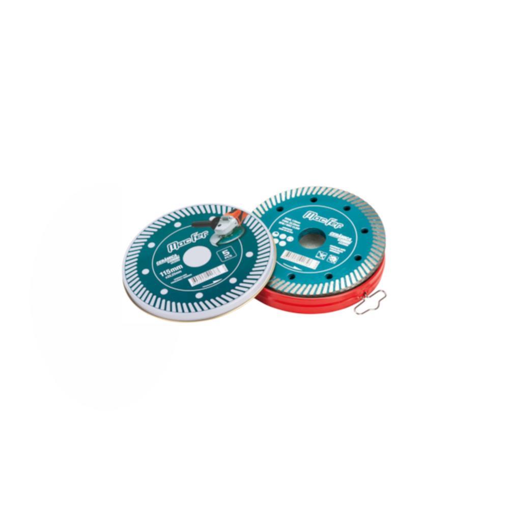 Pack 5 discos diam. ceramica combi LK2505 115mm MF