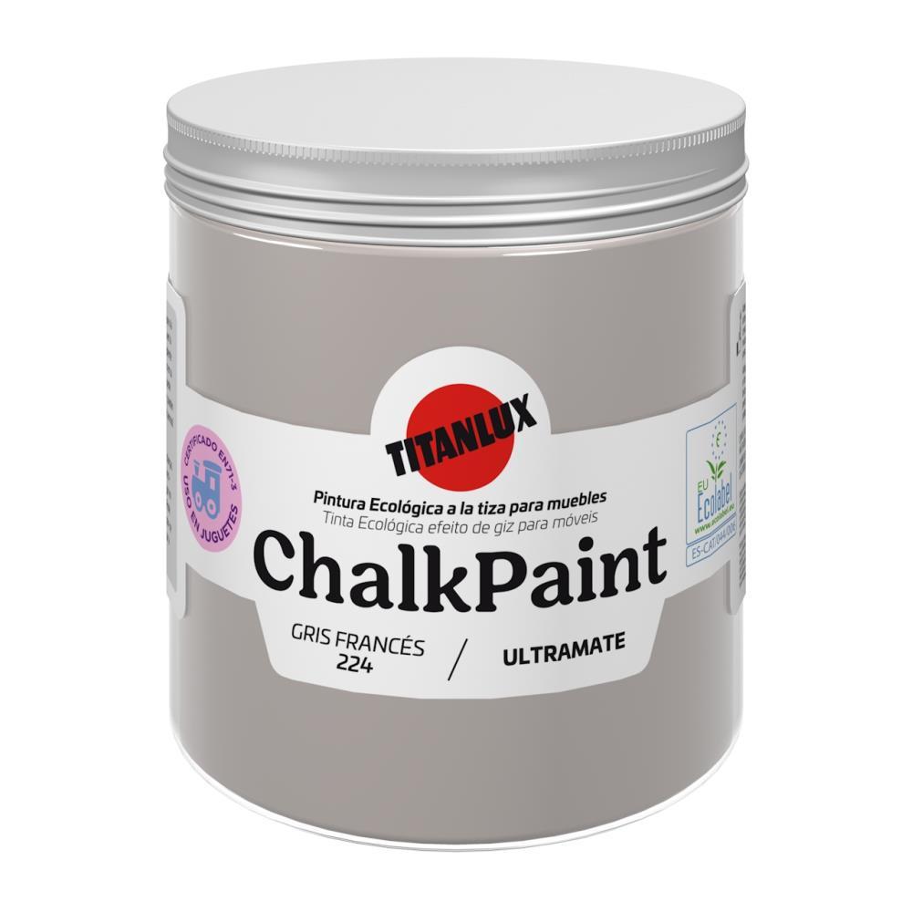750ml TITAN CHALK PAINT CINZA HUSTLE
