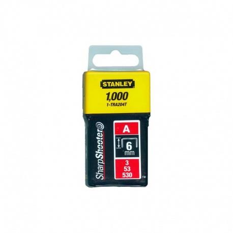 1000 AGRAFES REF 53 - 6mm STANLEY