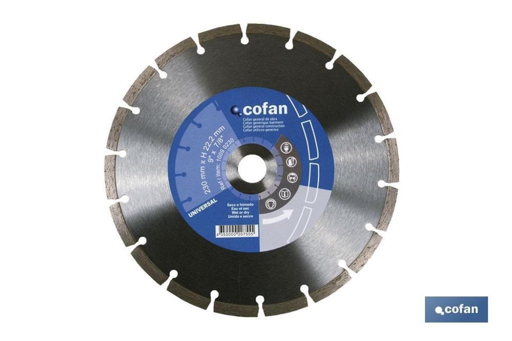 DISCO DIAM. UNIVERSAL BASIC 115mm COFAN