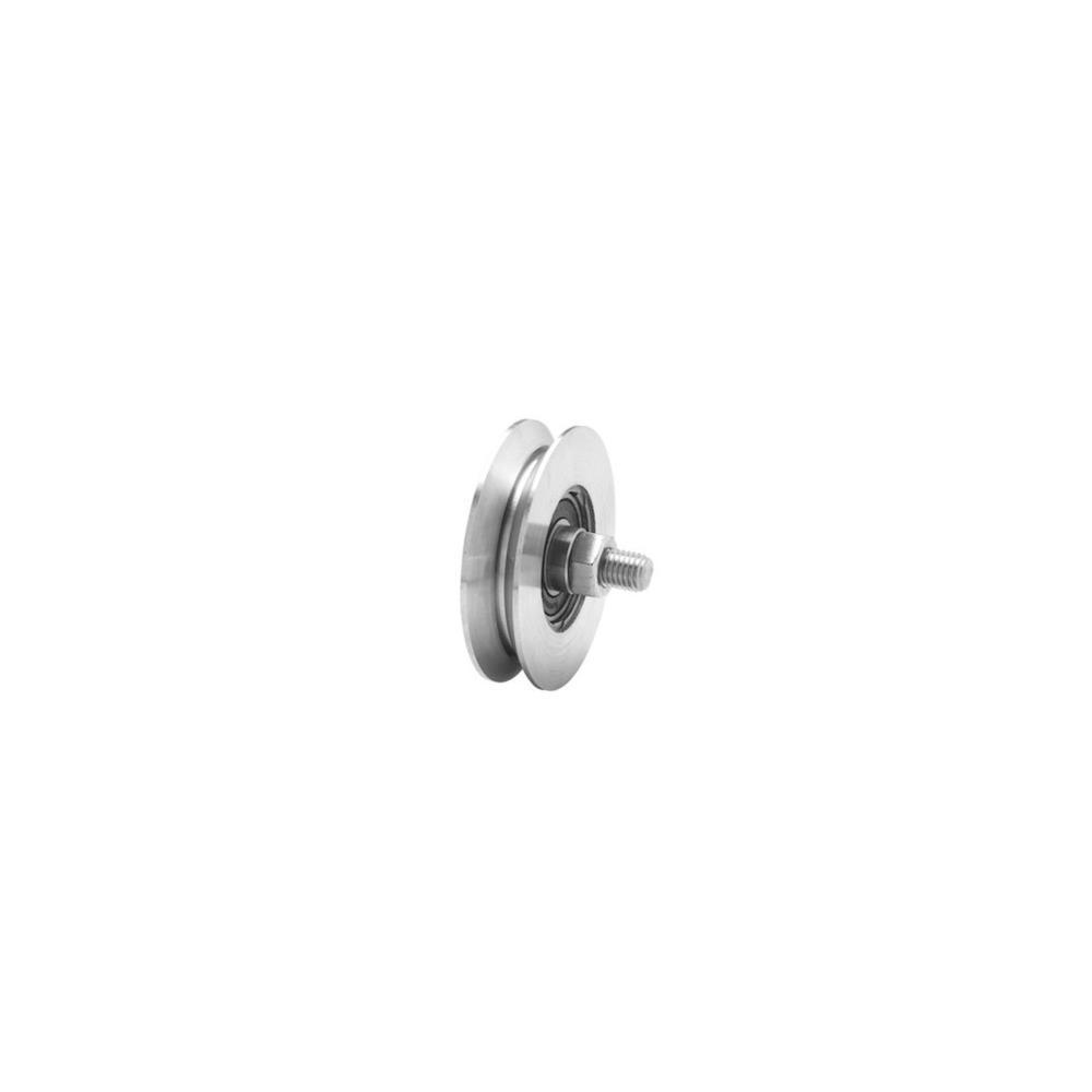 Roda para portão em V 100mm GLK