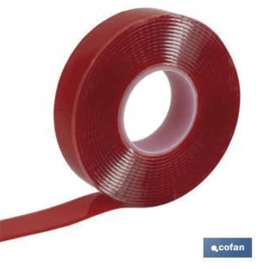 Fita dupla face extra 19mm x 3mt Cofan