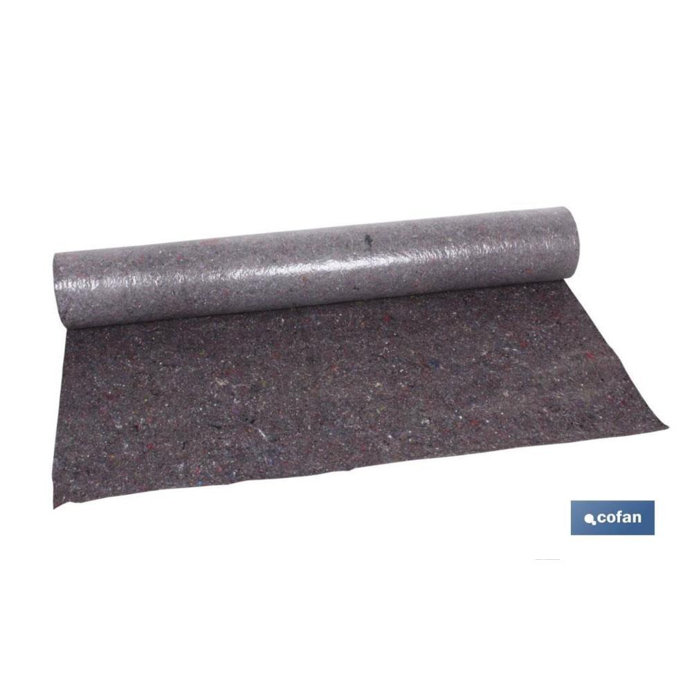 Manta protetora de solos+plastico 1x25mt Cofan