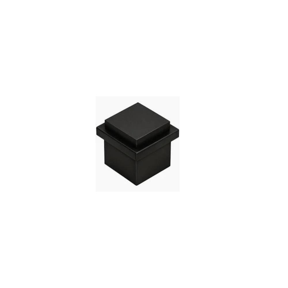 BL. BATENTE QUAD. 25X25X30mm INOX PRETO TEXT. GLK