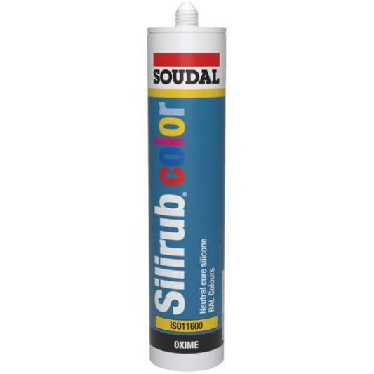 SILICONE SILIRUB RAL 9001 SOUDAL