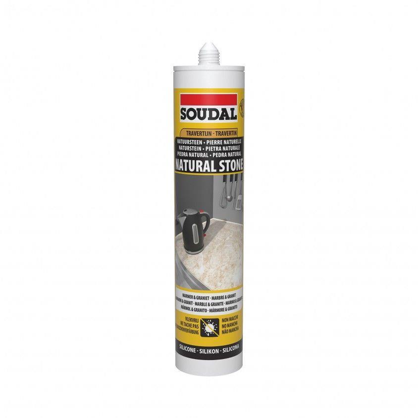 SILICONE TRANSP. PEDRA NATURAL MARMORE 290ml SOUDAL